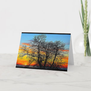 Lake Winnebago Sunset Any Occasion Card