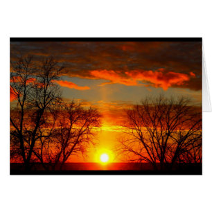 Lake Winnebago Sunset Any Occasion Card