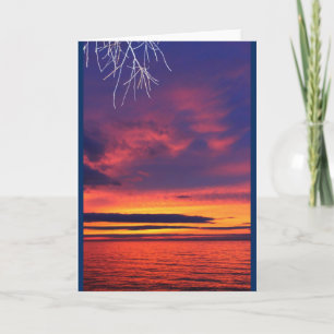 Lake Winnebago Sunset Any Occasion Card
