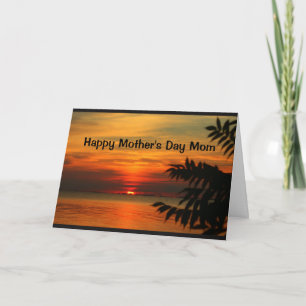 Lake Winnebago Sunset Happy Mother's Day Mum Card