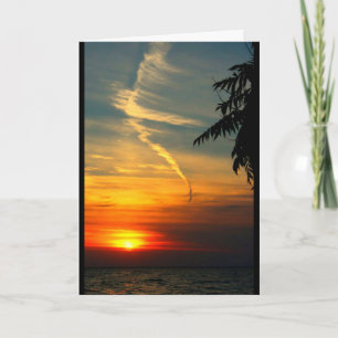 Lake Winnebago Sunset Thinking Of You Card