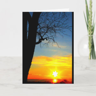 Lake Winnebago Sunset Thinking Of You Card