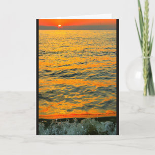 Lake Winnebago Sunset Thinking Of You Card