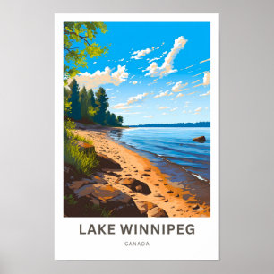 Lake Winnipeg Canada Travel Print