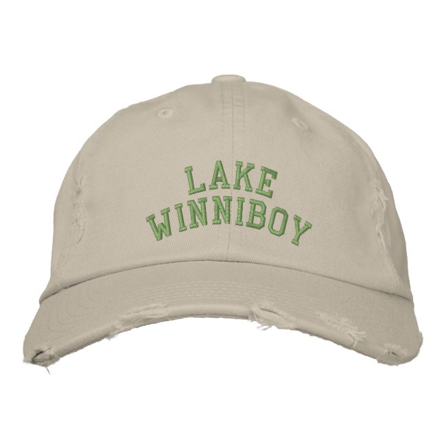 Lake Winnipesaukee: LAKE WINNIBOY Custom Hat (Front)