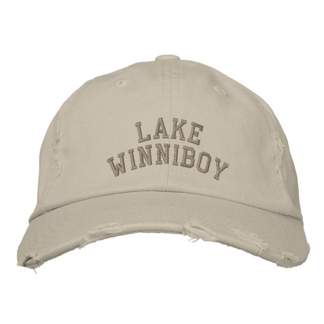 Lake Winnipesaukee: LAKE WINNIBOY Custom Hat (Front)