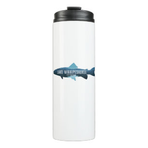 Lake Winnipesaukee New Hampshire Fish Thermal Tumbler