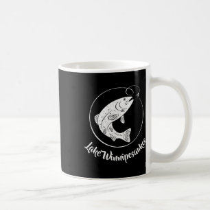 Lake Winnipesaukee New Hampshire Fishing Fish Boat Coffee Mug