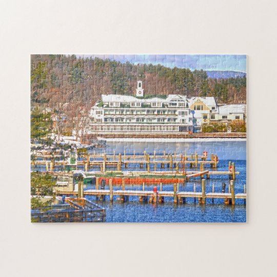 Lake Winnipesaukee New Hampshire. Jigsaw Puzzle Zazzle.co.uk