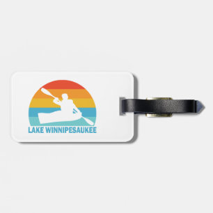 Lake Winnipesaukee New Hampshire Kayak Luggage Tag