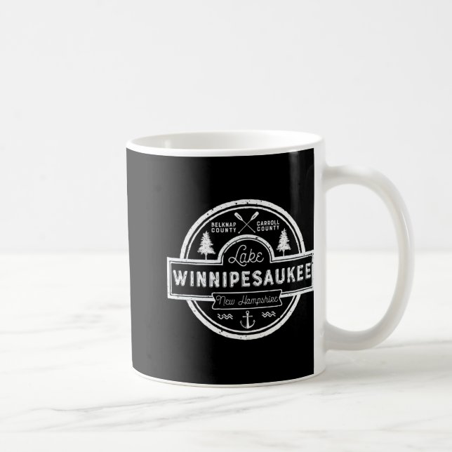 Lake Winnipesaukee New Hampshire Men Women Camng  Coffee Mug (Right)