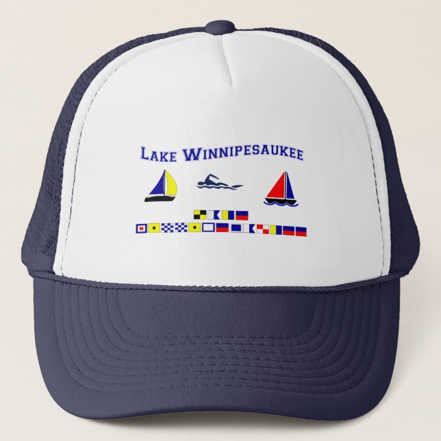 Lake Winnipesaukee, NH Trucker Hat (Front)