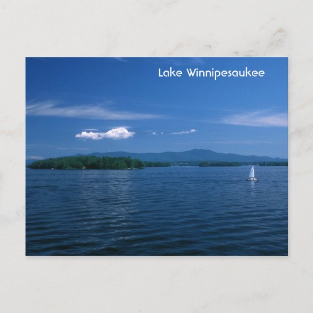 Lake Winnipesaukee Summer Day Postcard (Front)