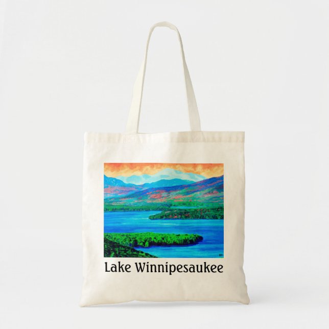 Lake Winnipesaukee Tote Bag (Front)