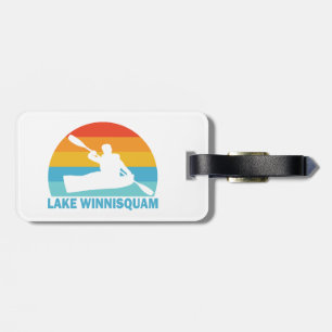 Lake Winnisquam New Hampshire Kayak Luggage Tag