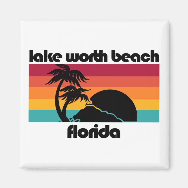 Lake Worth Beach Florida Magnet (Front)