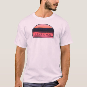 Lake Wylie North Carolina Red Sunrise T-Shirt