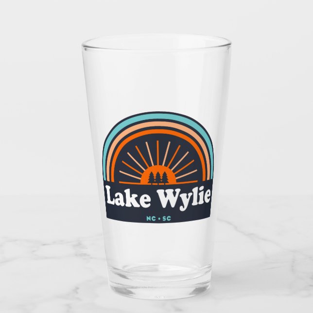 Lake Wylie North Carolina South Carolina Rainbow Glass (Front)