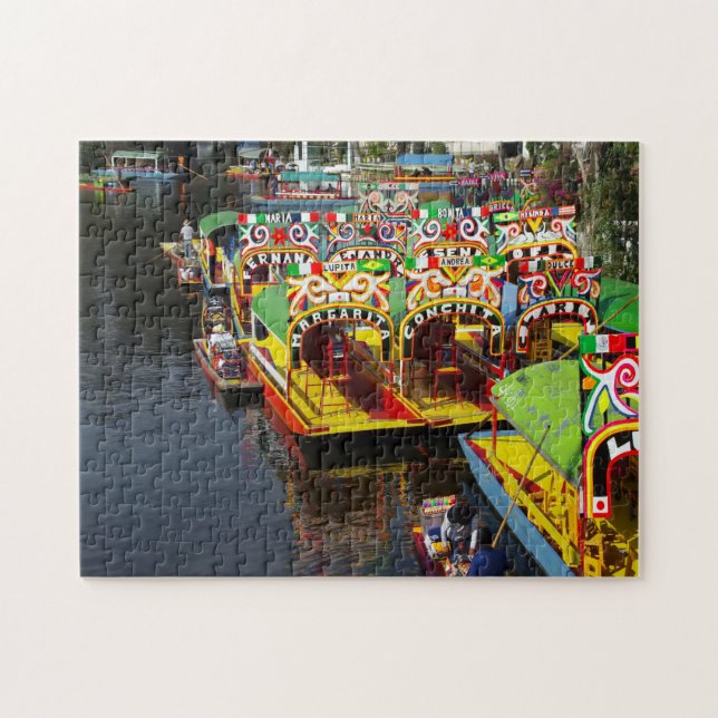 Lake Xochimilco Mexico. Jigsaw Puzzle (Horizontal)