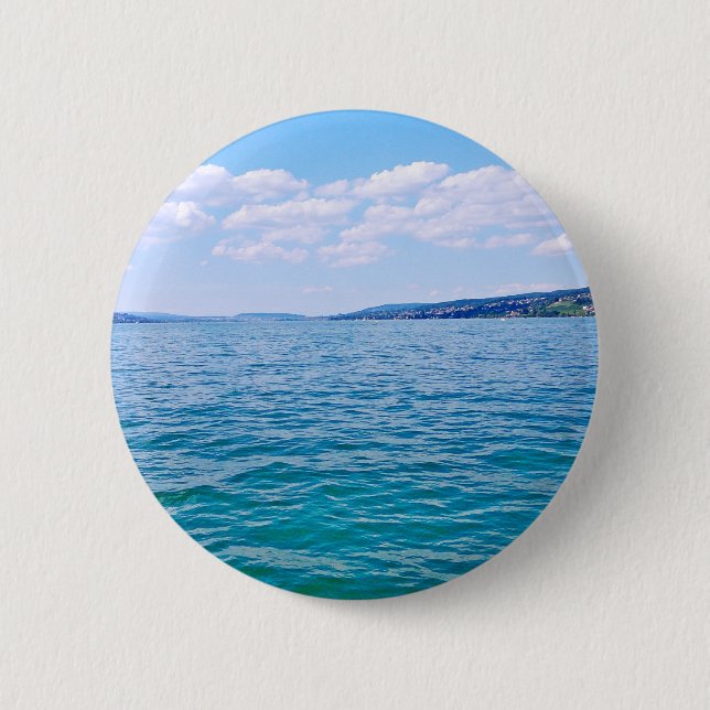 Lake Zurich 6 Cm Round Badge (Front)