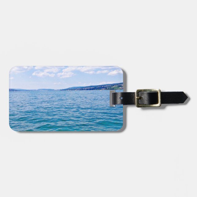 Lake Zurich Luggage Tag (Front Horizontal)