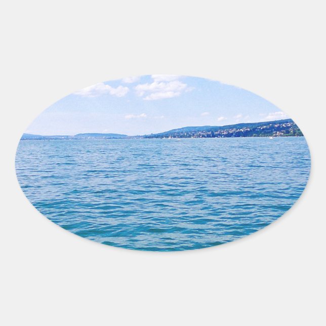Lake Zurich Oval Sticker (Front)