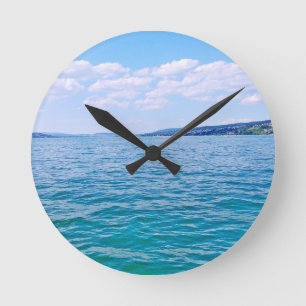 Lake Zurich Round Clock