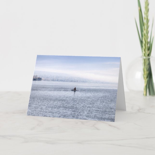 Lake Zurich Single Scull Card (Front)