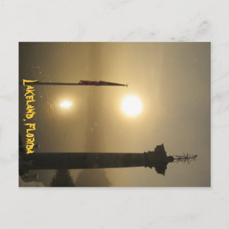Lakeland Florida Foggy Morning Postcard