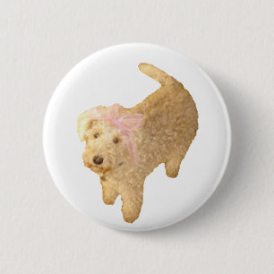 Lakeland Terrier 6 Cm Round Badge