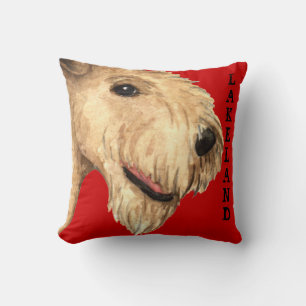 Lakeland Terrier Colour Block Cushion
