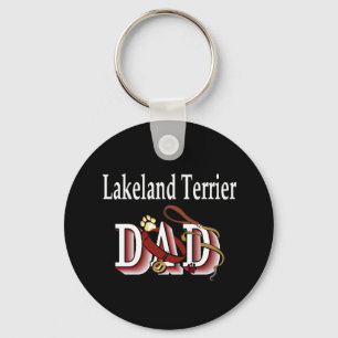 Lakeland Terrier dad Keychain