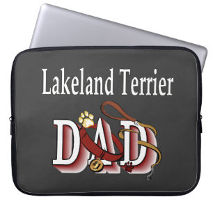 Lakeland Terrier Dad Laptop Sleeve