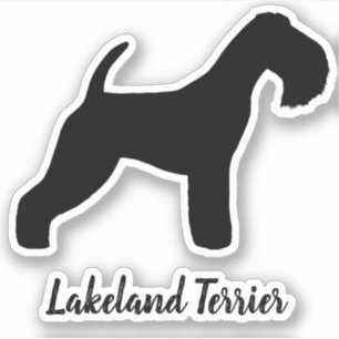Lakeland Terrier Dog Breed Silhouette Sticker