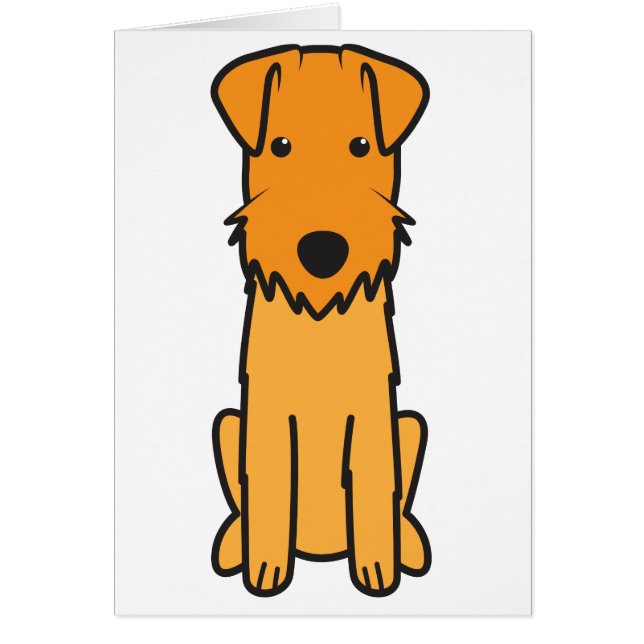 Lakeland Terrier Dog Cartoon (Front)