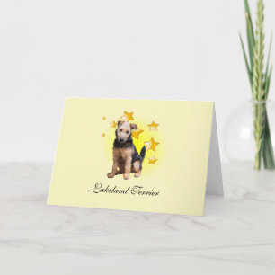 Lakeland Terrier Hunting Dog is a Star  Card
