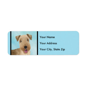 Lakeland Terrier Painting - Cute Original Dog Art