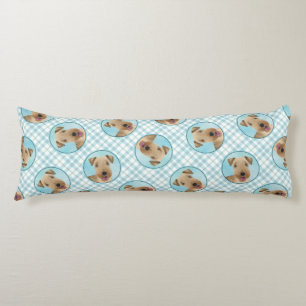 Lakeland Terrier Painting Cute Original Dog Art Body Cushion