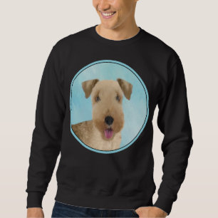 Lakeland Terrier Painting - Cute Original Dog Art Sweatshirt