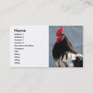 Lakenvelder Rooster Business Card