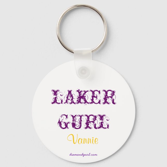 LAKER GURL vannie Key Ring (Front)