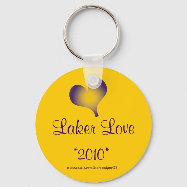 Laker Love Key Ring (Front)