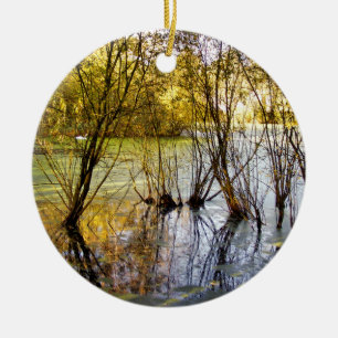 LAKES CERAMIC TREE DECORATION