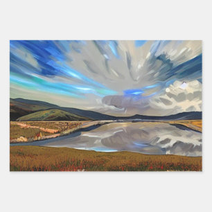 LAKES WRAPPING PAPER SHEET