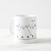 Lakeshia peptide name mug (Front Left)