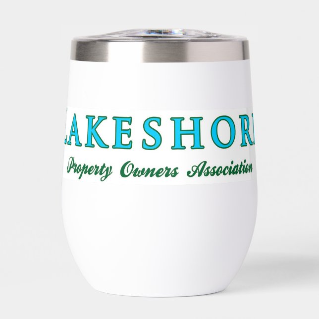 Lakeshore Stemless Wine Glass (Front)