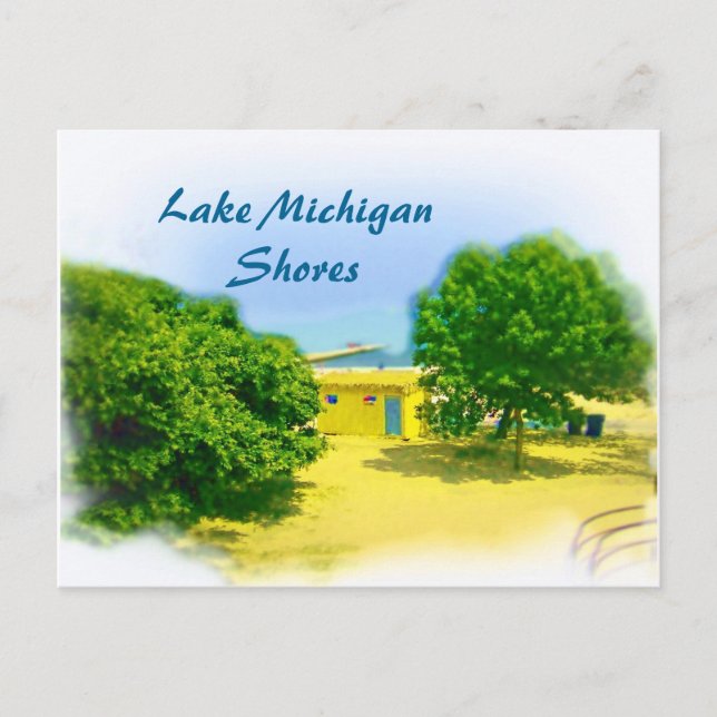 Lakeshores of Chicago Beach Postcard (Front)