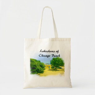 Lakeshores of Chicago Beach Tote Bag