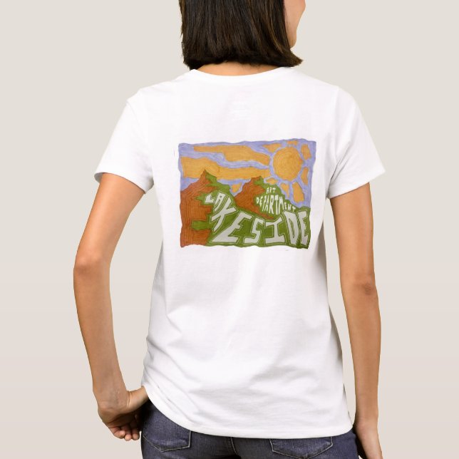 Lakeside Art Department Women's T-shirt  (Back)