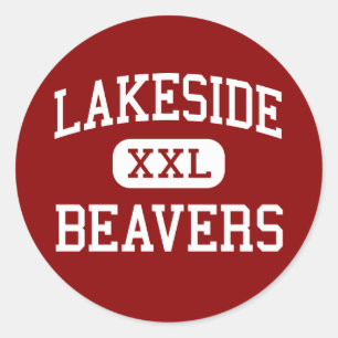 Lakeside - Beavers - High - Lake Village Arkansas Classic Round Sticker